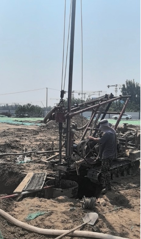 南阳社旗县工地打井